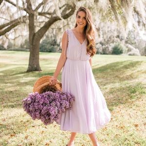 Gal Meets Glam Hillary Dress in Lilac, Size 0
